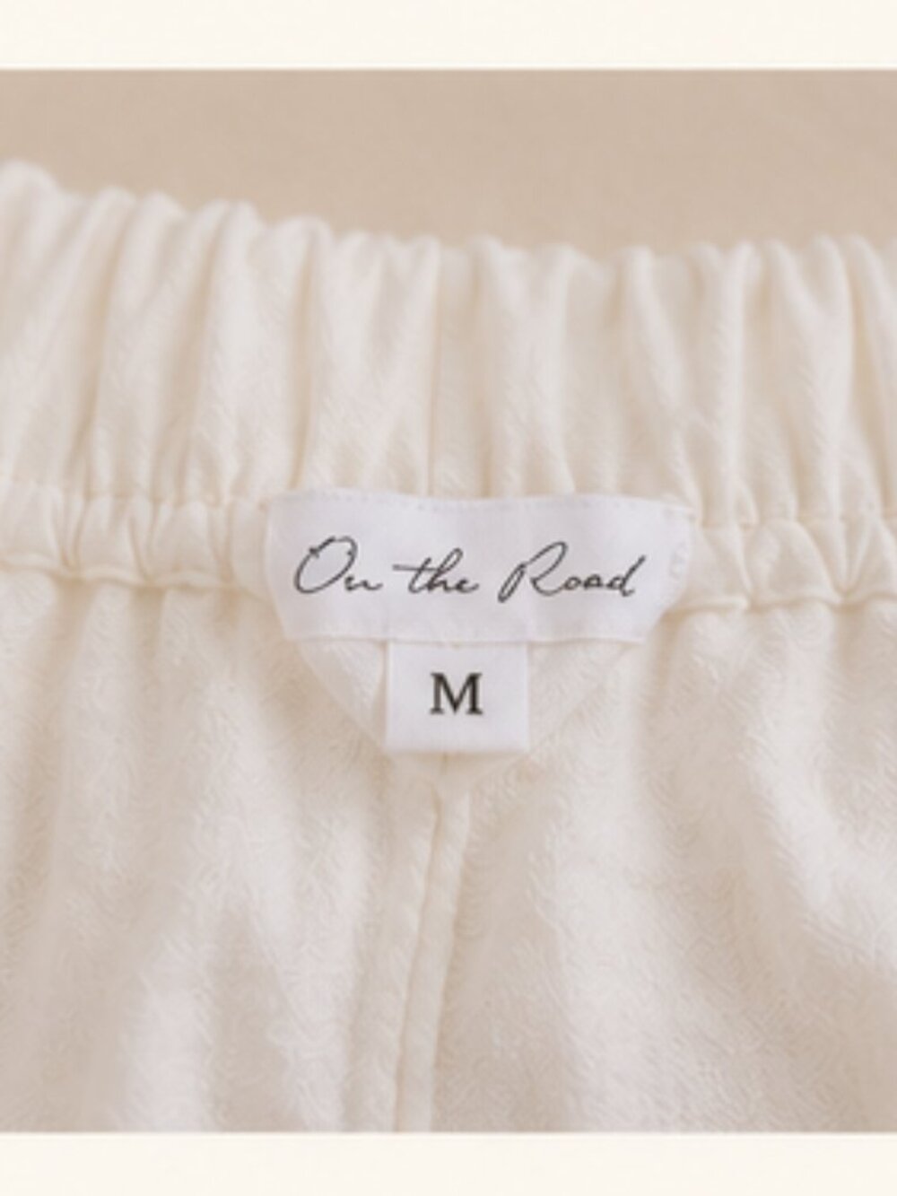 Summer White Linen Blend Coastal Resort Micro Shorts Chic M On The Road - Picture 4 of 9